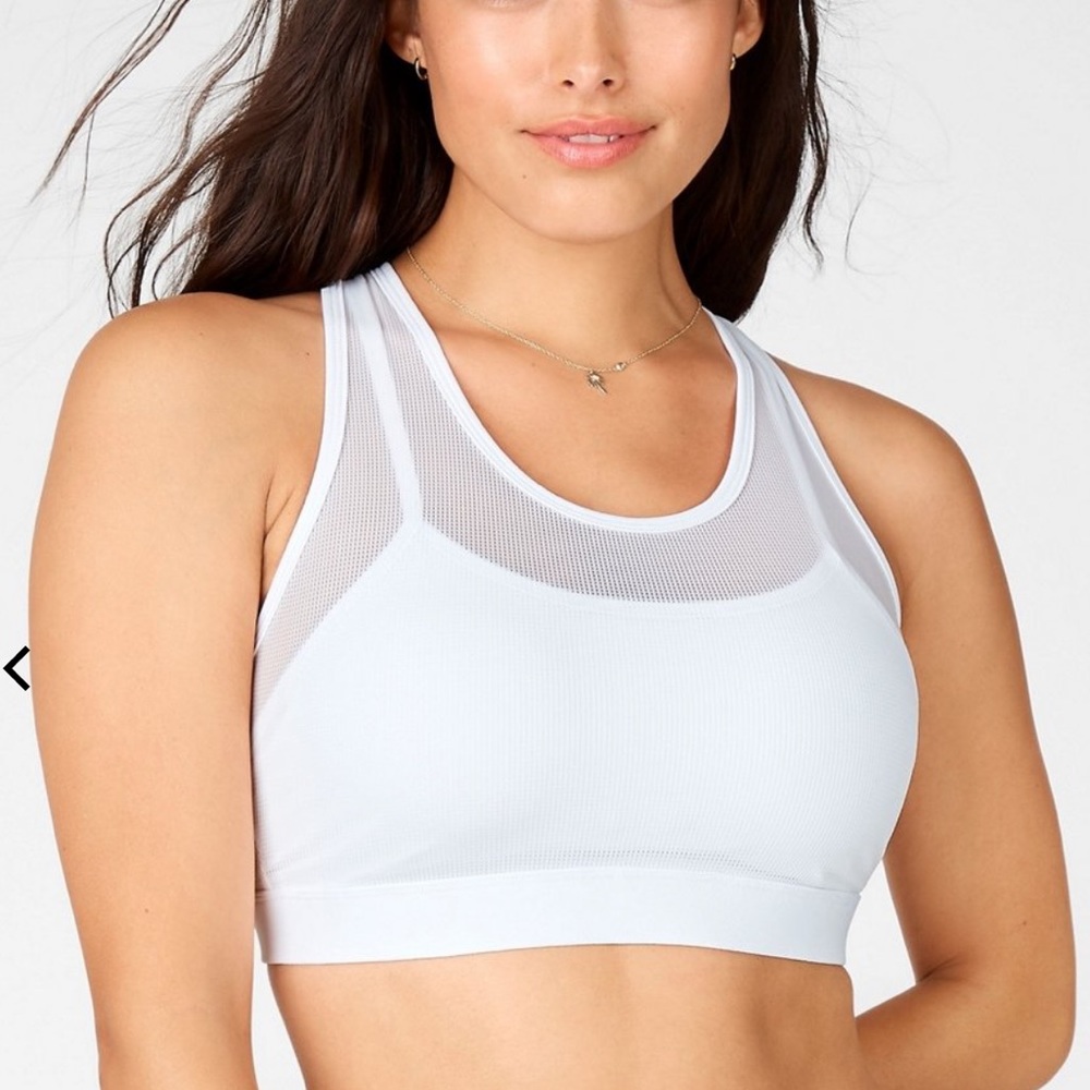 Fabletics Faye high impact bra s: s white BNWT